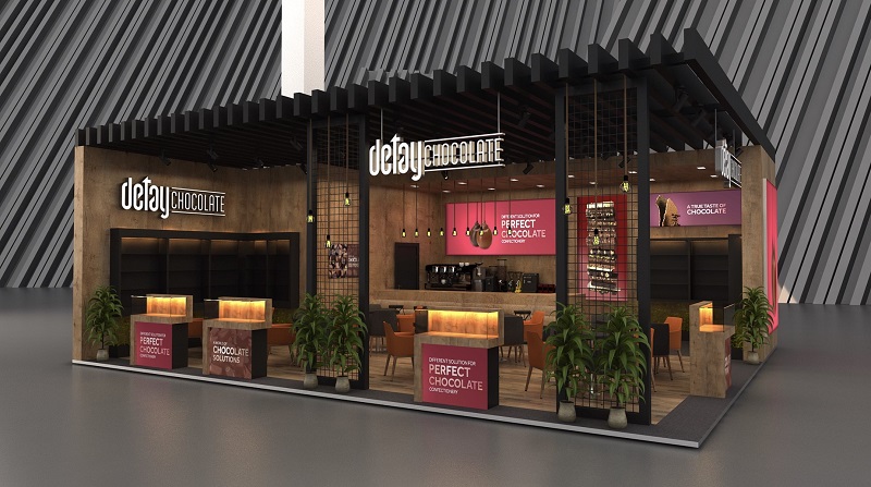 巧克力貿(mào)易展展臺(tái)，展臺(tái)設(shè)計(jì)，展臺(tái)類(lèi)型